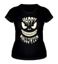 Женская футболка Happy Halloween Glow