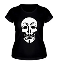 Женская футболка Череп анонимуса