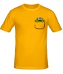 Мужская футболка «Карманный крокодил» - Фото 1