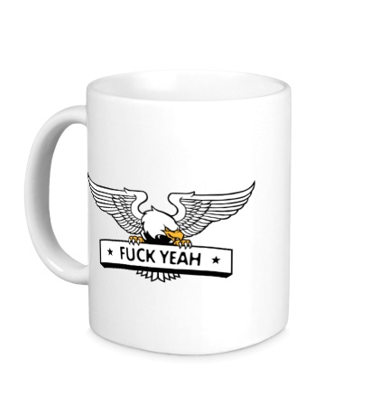 Керамическая кружка Eagle: Fuck Yeah
