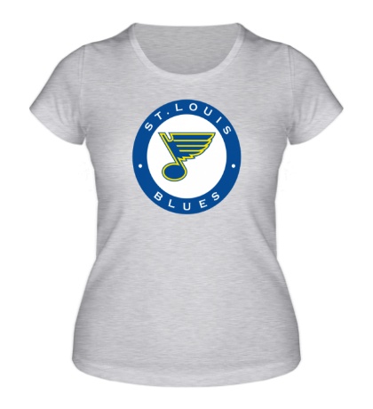 Женская футболка HC St. Louis Blues Round