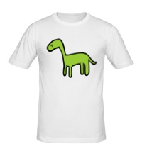 Мужская футболка Динозаврик