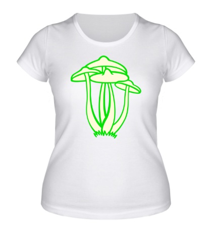 Женская футболка «Грибы псилоцибы»