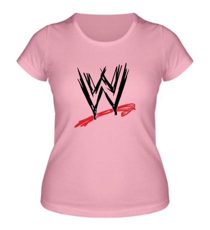 Женская футболка «WWE»