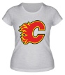Женская футболка «HC Calgary Flames» - Фото 1