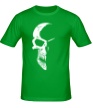 Мужская футболка «Лунный череп» - Фото 1