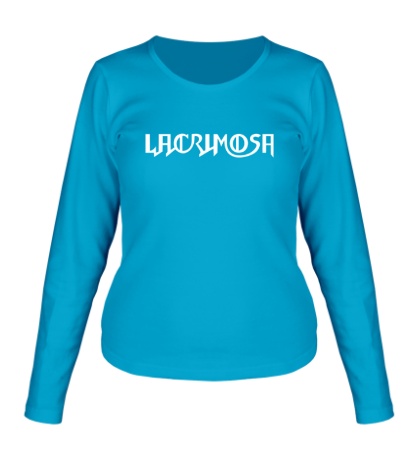 Женский лонгслив «Lacrimosa logo»