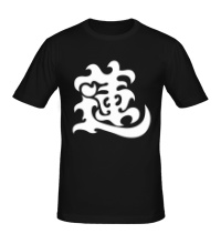 Мужская футболка Лотос: японский иероглиф