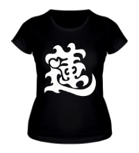 Женская футболка Лотос: японский иероглиф