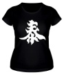 Женская футболка «Богатство: японский иероглиф» - Фото 1