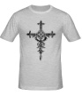 Мужская футболка «Готический крест» - Фото 1