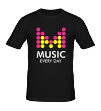Мужская футболка Music Every Day