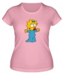 Женская футболка «Мэгги Симпсон» - Фото 1