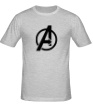Мужская футболка «The Avengers Symbol» - Фото 1