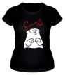 Женская футболка «Simons Cat грустит» - Фото 1