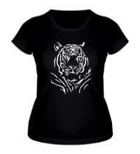 Женская футболка Величественный тигр