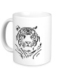 Керамическая кружка «Величественный тигр» - Фото 1
