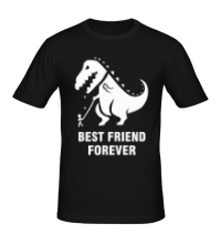 Мужская футболка Godzilla best friend