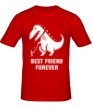 Мужская футболка «Godzilla best friend» - Фото 1