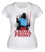 Женская футболка «Casual friday white» - Фото 1
