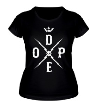 Женская футболка Dope