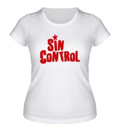 Женская футболка «Sin Control»