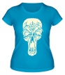 Женская футболка «Старенький череп свет» - Фото 1