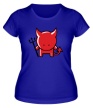 Женская футболка «Маленький красный дьявол» - Фото 1