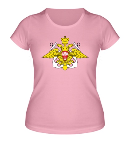Женская футболка Герб ВМФ России