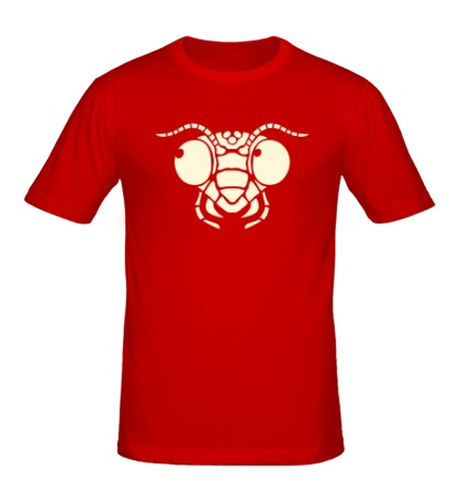 Мужская футболка «Голова муравья, свет»