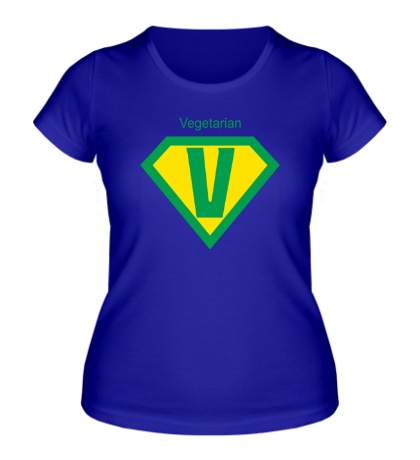 Женская футболка Вегетарианец