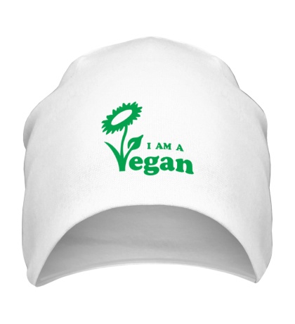 Шапка I am a vegan