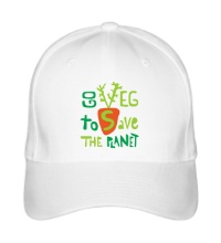 Бейсболка Go veg to save the planet