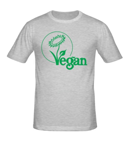 Купить мужскую футболку Vegan
