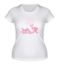 Женская футболка Розовая пантера отдыхает