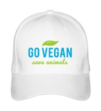 Бейсболка Go Vegan Save Animals