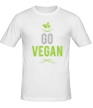 Мужская футболка «Go Vegan» - Фото 1
