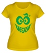 Женская футболка «Vegan smile» - Фото 1