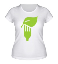 Женская футболка Eat vegetables