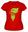 Женская футболка «Eat vegetables» - Фото 1