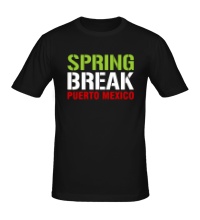 Мужская футболка Spring break Puerto Mexico