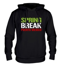 Толстовка с капюшоном Spring break Puerto Mexico