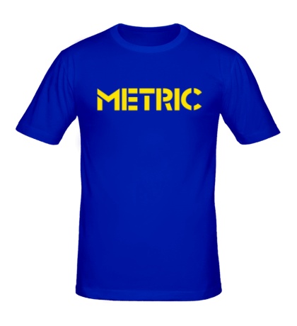 Купить мужскую футболку Metric