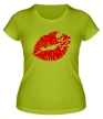 Женская футболка «Смертельный поцелуй» - Фото 1