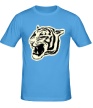 Мужская футболка «Светящийся тигр» - Фото 1