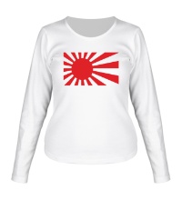 Женский лонгслив Японский флаг