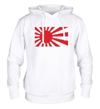 Толстовка с капюшоном Японский флаг