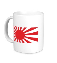 Керамическая кружка Японский флаг