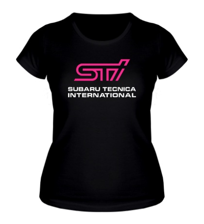 Женская футболка STI