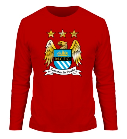Купить мужской лонгслив FC Manchester City Emblem